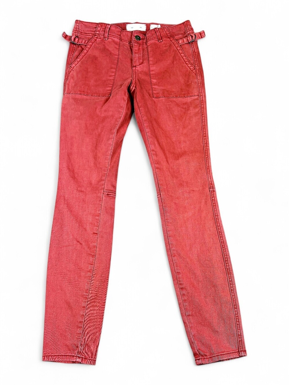 Hei Hei Straight Leg Jeans Brick Red Size 26